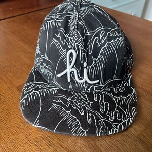 "hi" HAWAII Aaron Kai for Official collab OSFA baseball cap adjustable